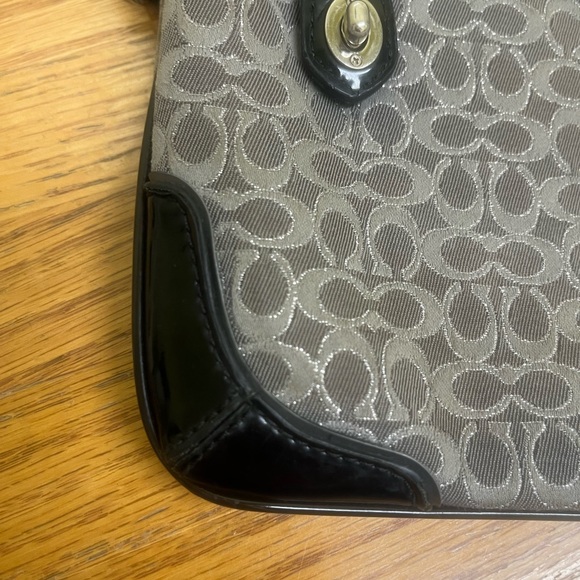 Coach Gray and Black Women's small crossbody - Picture 9 of 16